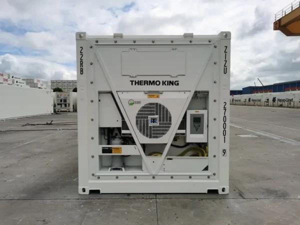 20ft-shipping-container-domestic-reefer-white-new-back 20ft New Refrigerated Container For Sale