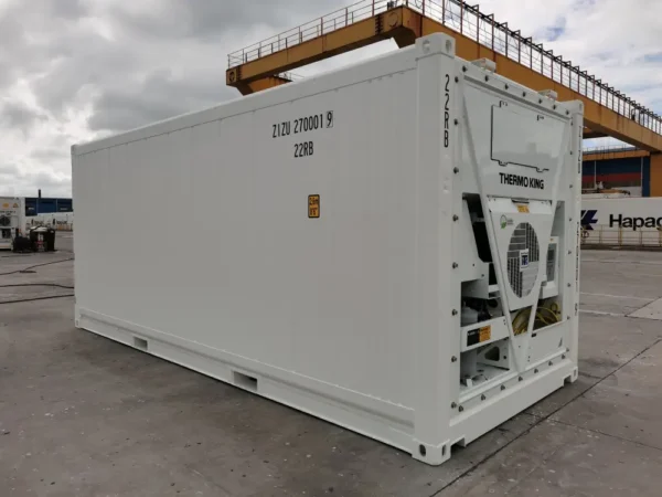 20ft-shipping-container-domestic-reefer-white-new-back-corner-left 20ft New Refrigerated Container For Sale