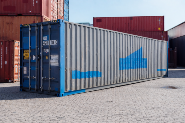 40ft High-Cube Used Shipping Containers For Sale (Blue)