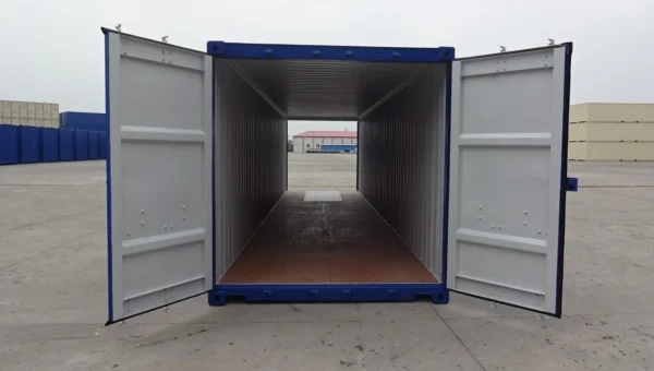 40ft Double-Door shipping Container For Sale (Blue)