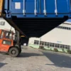 40ft-shipping-container-dry-van-blue-new-bottom-front 40ft Hard-Top Containers For Sale (Blue)