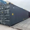 40ft-shipping-container-high-cube-double-door-new-grey-corner-right-front