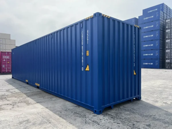40ft High-Cube  Shipping Containers For Sale (Blue)