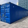 40ft-shipping-container-high-cube-new-blue-corner-right-front