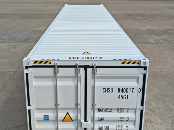 40ft High-Cube Shipping Containers For Sale (White)